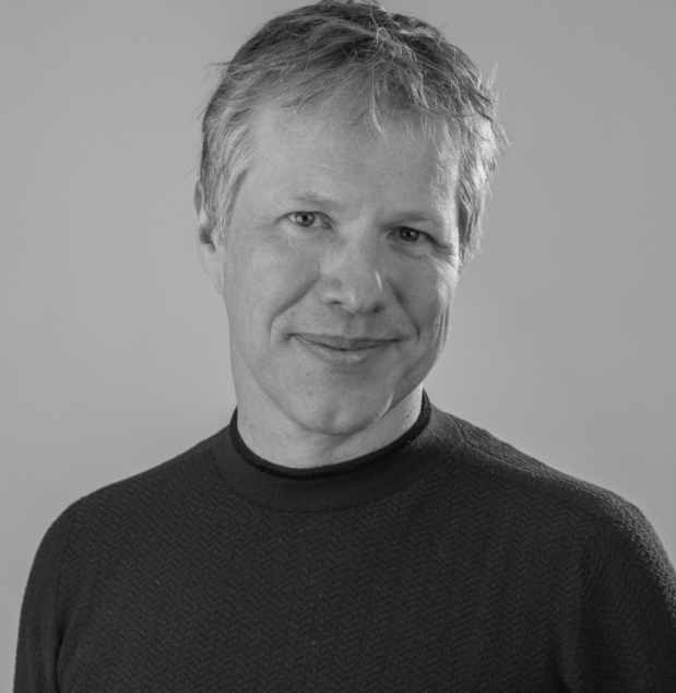 Black and white headshot of Jumptech CEO, Charlie Bodycote